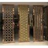 Buy cheap hot sale OEM stainless steel screen partition for house room divider decoration from wholesalers