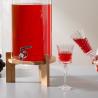 Buy cheap Large 2.5 Gallon Clear Glass Beverage Dispenser With Metal Spigot from wholesalers