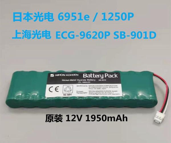 NIHON KOHDEN ECG-1250P, ECG-2110 Electrocardiogram Machine Original Battery