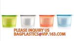 Refrigerated Cooler Reusable Silicone Food Bag, Preservation Storage Container