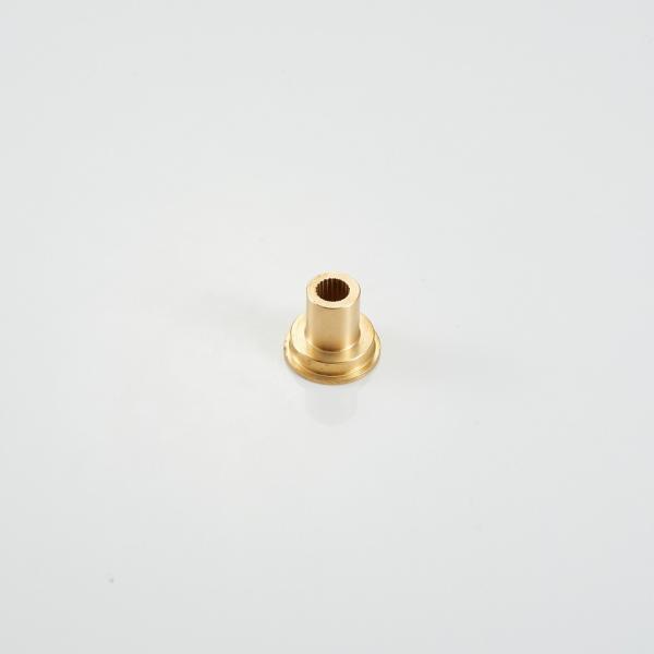 Buy cheap No Deformation D17mm Metal Machining Parts Valve Sleeve Copper from wholesalers