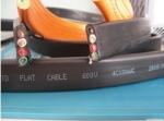 Flat Flexible Traveling Cable for Crane or Conveyor 12 core Orange Jacket with