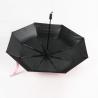 Buy cheap 3 fold pink princess uv sun hand umbrella with ful color printing from wholesalers