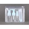 Buy cheap Matte Clear Cosmetic Bags Clothes Storage Zip Lock Reclosable Frost Packing Pouch from wholesalers