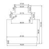 Buy cheap 4 Poles OEM ODM PLC Housing 22.5mm Light Grey UL94V-0 from wholesalers