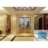 Buy cheap Double Tempered Decorative Window Glass Panels , Black Patina Home Window Glass from wholesalers