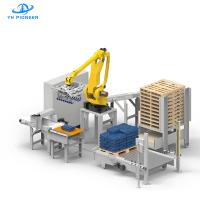 Buy cheap Steel Framed Automatic Bag Palletizer For High Volume Fertilizer And Cement Bag product