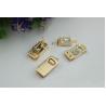 Buy cheap Custom zinc alloy gold metal decorative handbag press lock for purse from wholesalers