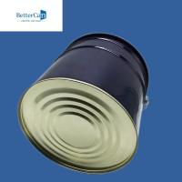 Buy cheap Blue 5 Gallon Metal Paint Bucket , Round Metal Pail With Handle product