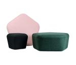 Colorful Corner Commercial Booth Sofa Seating For Hotel Lobby / Shopping Mall