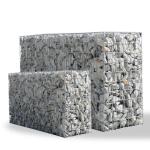 Stiffener Spiral Binder Gabion Box Fence System With 2 - 4mm Wire Diameter