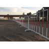 Buy cheap Public Events Pedestrian Control Barriers 2.0m Length Galvanized Tube from wholesalers