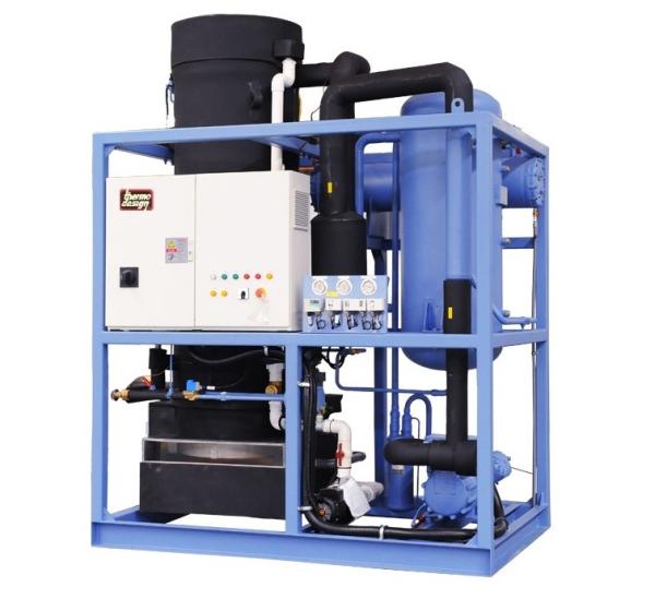 6KW Small Capacity 1 Ton Tube Ice Machine Stainless Steel 304 Ice Tube Making