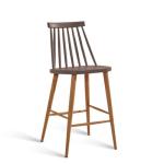 Simple Windsor chair solid wood dining chair family creative leisure chair