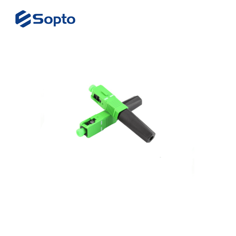 Sc/Apc Fast Connector Fiber Optic High Stability For FTTH Fiber Terminal