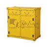 Buy cheap Shipping Container Nightstand Rusty Iron Frame Double Door Accent Side Cabinet from wholesalers