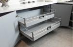 Purple colour matt lacquer kitchen cabinet,Modern kitchen design