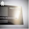 Buy cheap Metal Card Factory Supply Custom Logo Gun Plated Stainless Steel Metal Business Card from wholesalers