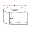 Buy cheap 100mm*150mm adhesive waybill adhesive thermal label blank label in roll with glassine liner from wholesalers