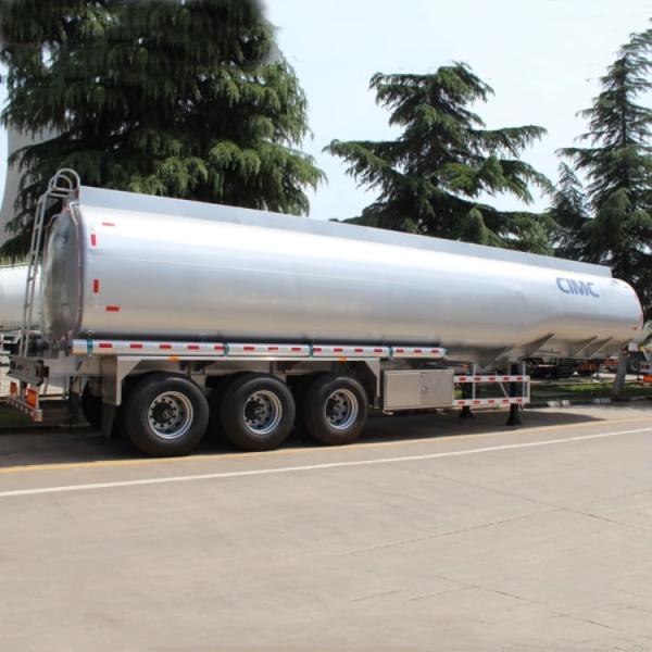 Buy cheap CIMC 2/3/4 Axles Semi Trailer tankers Petroleum Mobile Fuel Tank Trailer with 60,000 Liter capacity from wholesalers