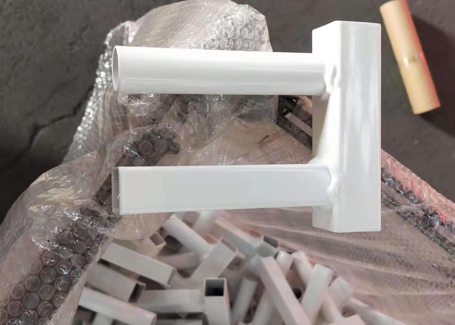 PVC Coated 6x9.5ft Temporary Site Fencing With 50x100mm Mesh