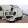 Buy cheap Foton Frozen Delivery Truck Refrigerated Box Truck 3 Ton 4.1 Meters Customized Color from wholesalers