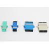 Buy cheap Zrconia Sleeve Fiber Optic Adapter with ROHS complaint High Return Loss from wholesalers