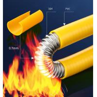 Buy cheap DN15 Stainless Steel Gas Hose , Fireproof corrugated flexible metal hose OD 18 product