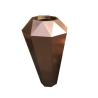 Buy cheap Luxury hotel decoration copper metal flower planter pots from wholesalers