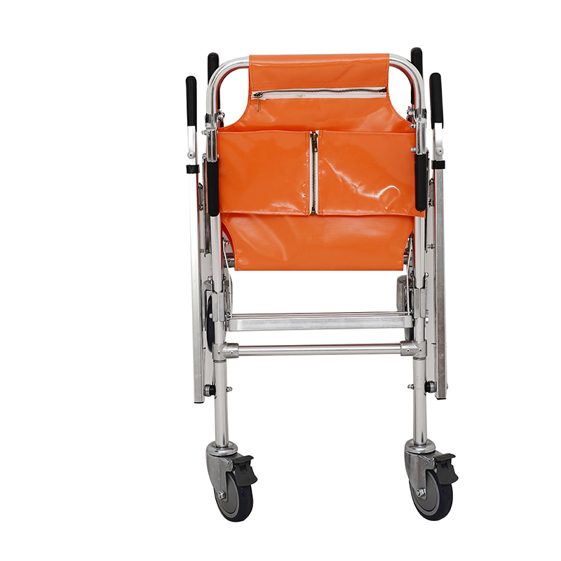 Durable Evacuation Aluminum Alloy Folding Stair Stretcher Manual Power Source
