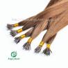 Buy cheap Nano Ring Hair Extensions16''- 26" 100% Human Indian Remy Hair 8# color hair extension from wholesalers