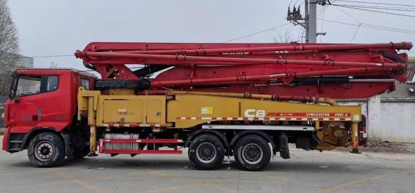 Putzmeister Zoomlion Sy 47m Semi-Dry Shotcrete Concrete Boom Pump Cylinder Type