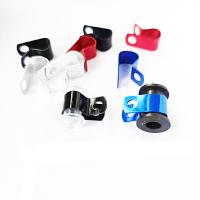 Buy cheap 3AN AN3 Stainless steel Brake Hose Clips Anodised Nylon Tubing Clamps product