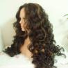 Buy cheap Handtied Kanekalon Fiber Lace Front Wigs Highlight Color Curly Hair Texture from wholesalers