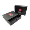 Buy cheap Large Hair Wig Gift Packaging Boxes Black Slide Drawer Box Packaging from wholesalers