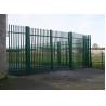 Buy cheap D And W Pale Green Powder Coating Steel Palisade Fence Panel 1.8m from wholesalers