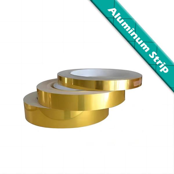 Buy cheap PVDF Gold Color Coated Painted Aluminum Strip from wholesalers