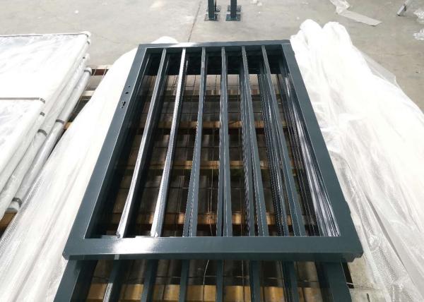 Buy cheap Dark Green Powder Coated W1.8m Metal Garden Fence Gate from wholesalers