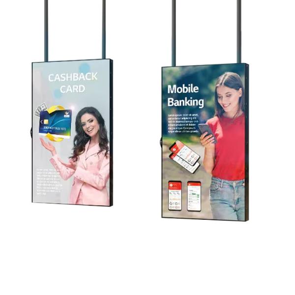 Buy cheap 55 Inch Window Lcd Display Indoor High Brightness Ceiling Hanging Retail Advertising from wholesalers