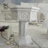 Buy cheap Marble Church Baptismal Font Stone Holy Water Font Hand Carved Chancel Religious Customized from wholesalers