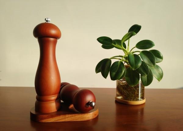Buy cheap Adjustable Roman Columns Classic Wooden Mill Salt And Pepper Grinder Set Fine Seasoning Set from wholesalers