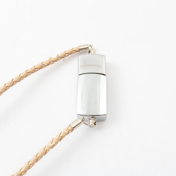 Buy cheap Metal Shell Silicone usb drive bracelet 256GB 128GB 64GB Leather Rope 15MB/S from wholesalers