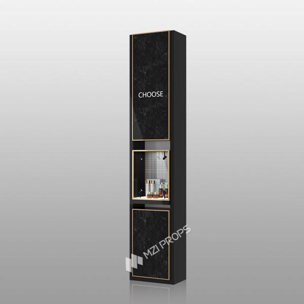 TJiS-B6 3mm Ceramic White Acrylic Letters Skincare Display Cabinet with LED