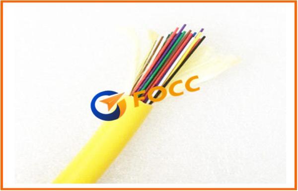 Buy cheap Corning 48 Core Indoor Fiber Optical Cable , Tight Buffer 12 Strand Fiber Optic Cable from wholesalers