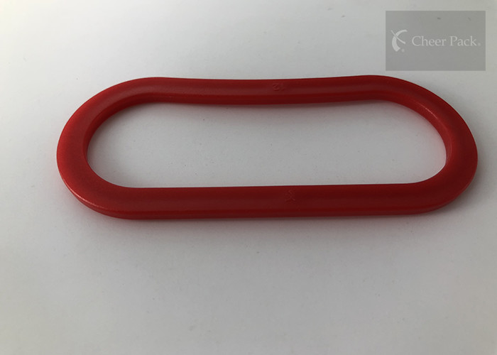 35mm Width PE Plastic Bag Handles 86mm Length For Rice / Soya Bean Bag