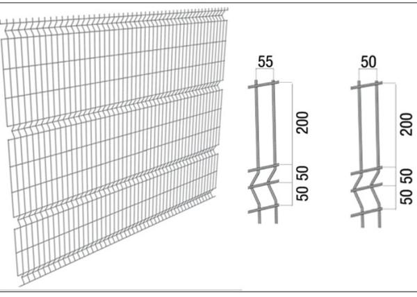 Buy cheap Hot Galvanized Welded Mesh Fence Welded Steel Fence Triangle Bending from wholesalers