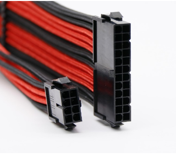 A complete set of ATX Motherboard Power extension Cable 18AWG 30CM Computer Cable