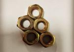 High Precision Yellow M8x1.25 Hexagon Nuts 6.2mm Thickness For Cooker Hood