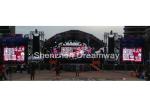 RGB P 10 Outdoor Commercial LED Screen Rental Advertising with 7500 nits