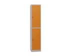 Knock Down Steel Clothes Lockers , Metal Employee Lockers With Mirror / Lock